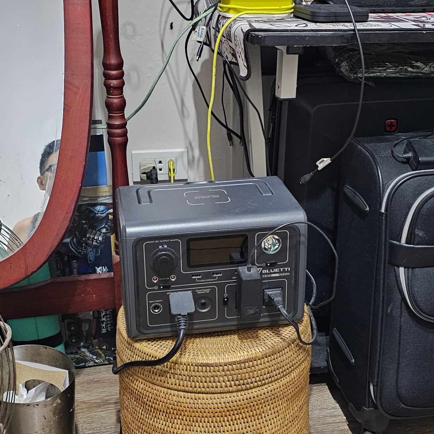 Customer photo review of BLUETTI EB3A Portable Power Station (600W)