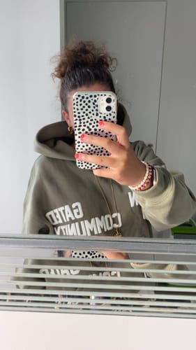 Customer photo review of GATED COMMUNITY HOODIE SAGE