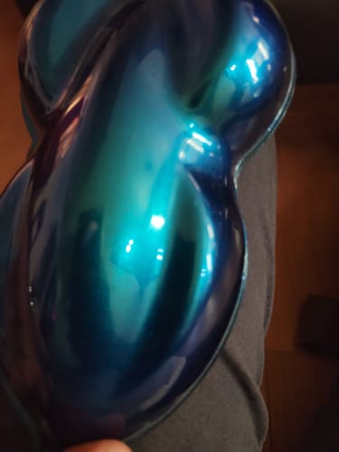 Customer photo review of Ravine Painted Sample (Black Ground Coat)