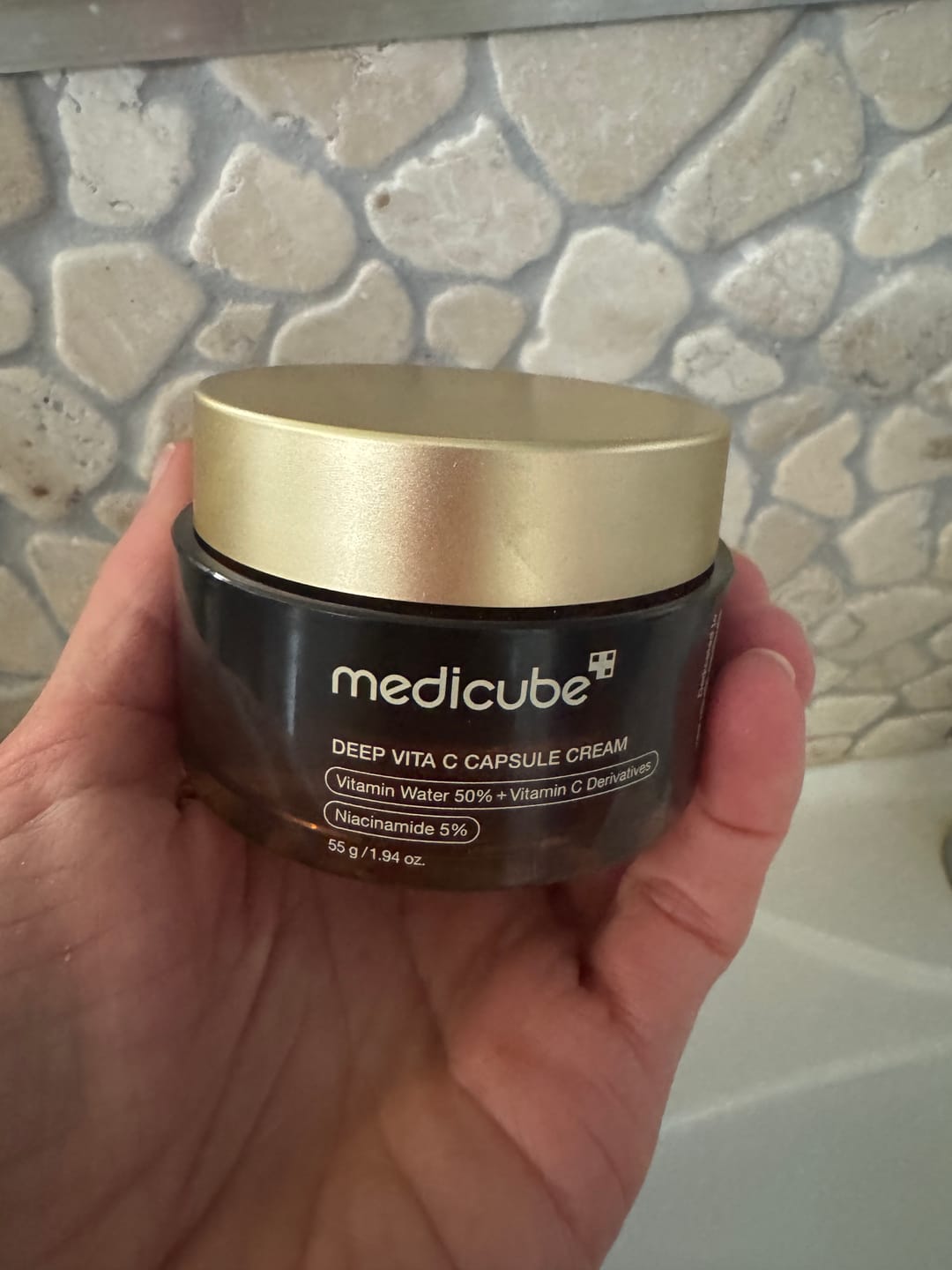 Customer photo review of Balinošs krēms ar vitamīnu kapsulām Medicube Deep Vita C Capsule Cream