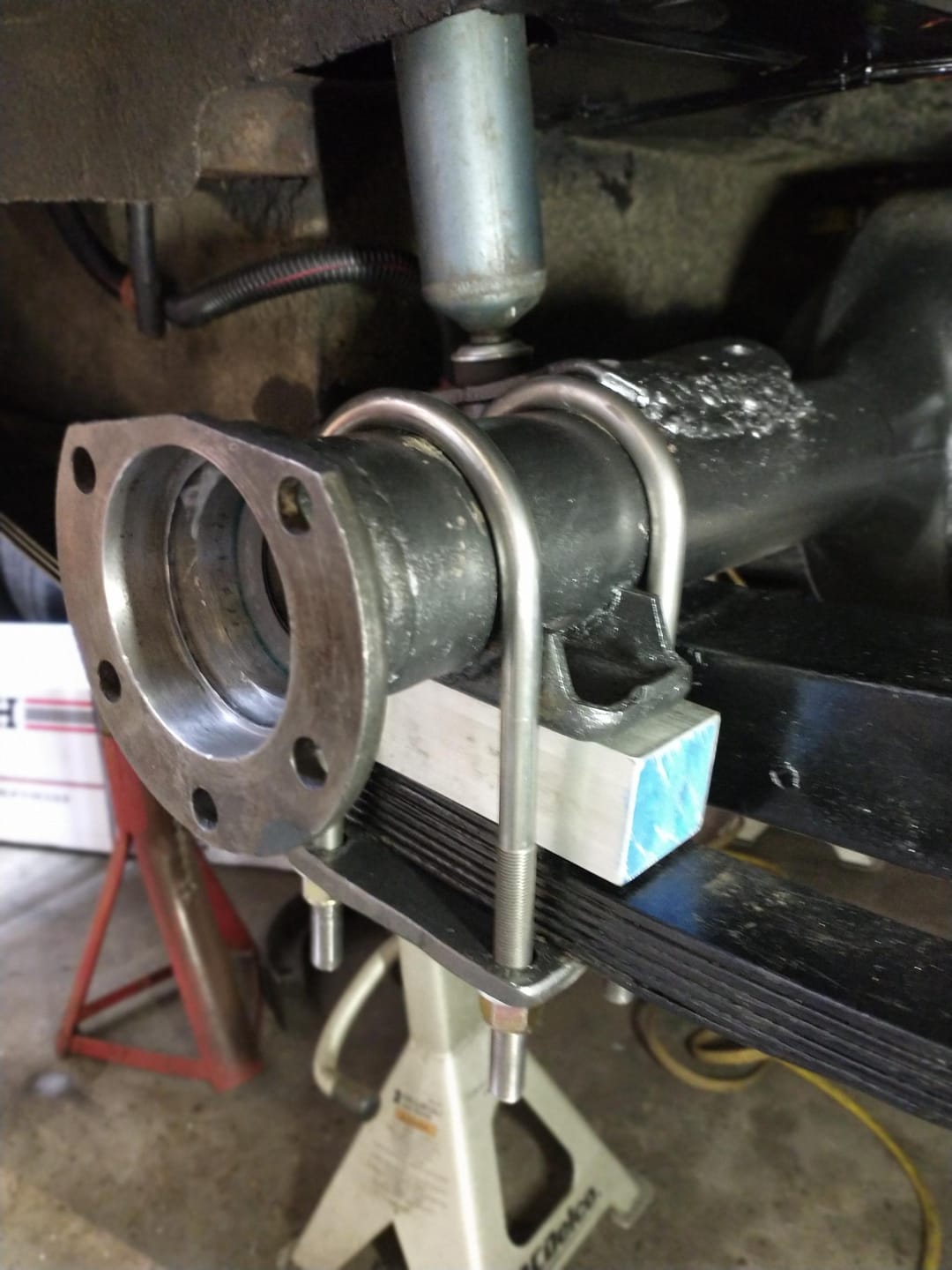 Customer photo review of 1/2 Inch Diameter U-Bolts - Round Bend