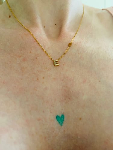 Customer photo review of Collana letter love