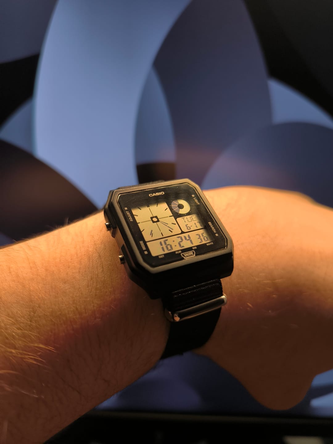 Customer photo review of Reloj Casio Vintage LF-20W-1ADF Twin-Graph Reissue Resina