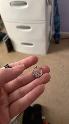 Customer photo review of FAUX MOTH SEPTUM