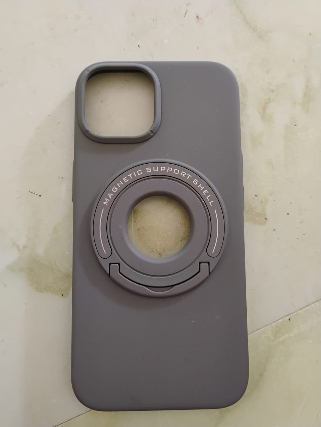 Customer photo review of LuxuryKase Premium Magnetic Support Shell with Built-in Kickstand for iPhone & Samsung Series