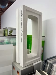 Lozenge White 15 4 X 7 5 Breeze Blocks by The Artist Shag