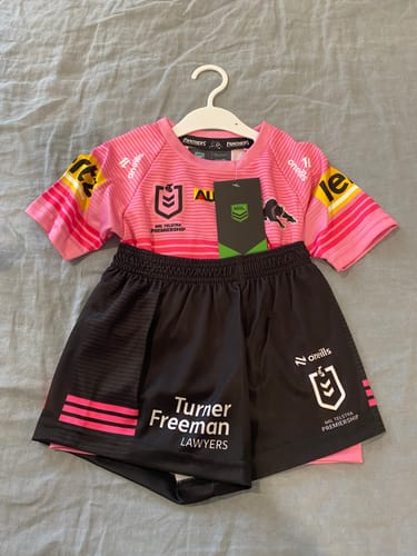 Customer photo review of 2025 Penrith Panthers Away Toddler/Infant Kit PINK