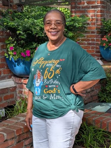 Customer photo review of 65th Birthday With God's Grace & Mercy