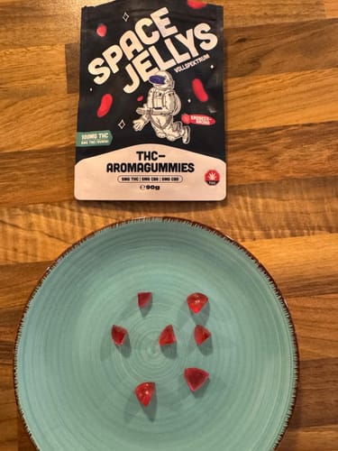 Customer photo review of THC Spacejellies Vollspektrum | 100mg THC | 20 Stk.