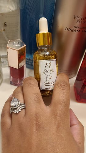 Customer photo review of 24 Karat Gold Rich Bae Prosperity Oil