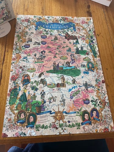 Customer photo review of Wine Puzzle - Champagne