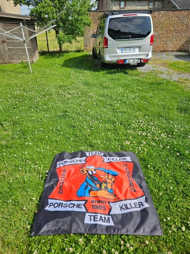 Customer photo review of Fahne inkl. Druck