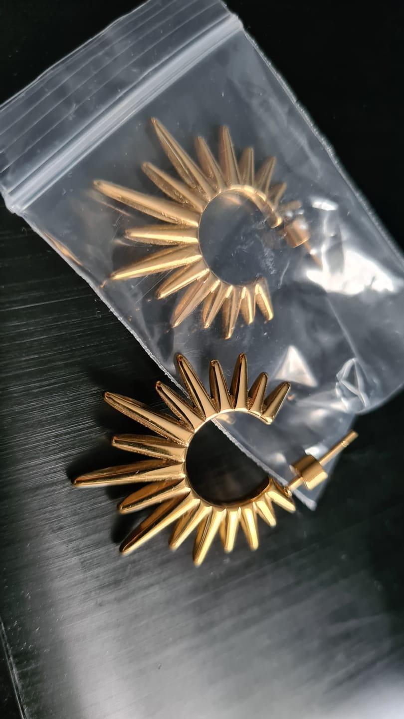 Customer photo review of Aretes Caribe