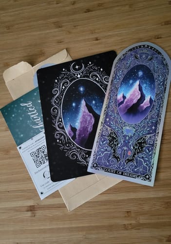 Customer photo review of Court of Dreams bookmark