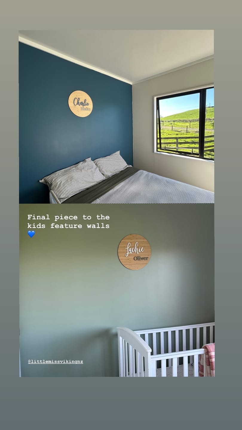 Customer photo review of Two Names On Bamboo Circle