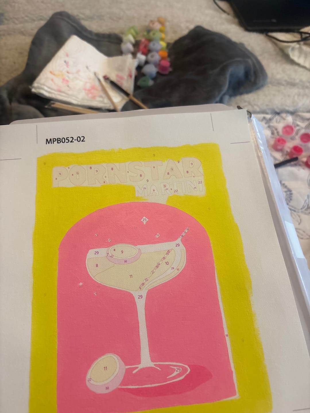 Customer photo review of 6 Mini Paintings - Colorful Cocktail Set