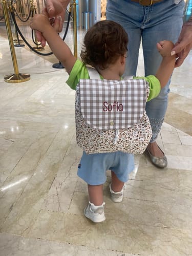 Customer photo review of Mochila infantil Miranda
