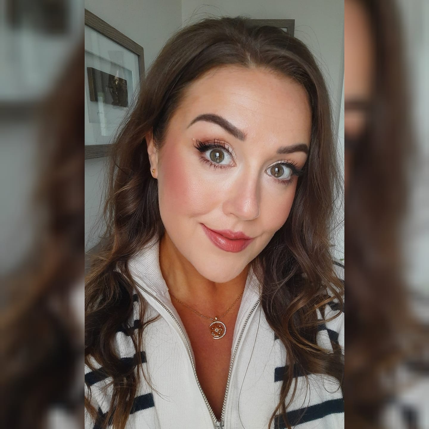 Customer photo review of My Sun, Moon & Stars Necklace 1.0 - Gold