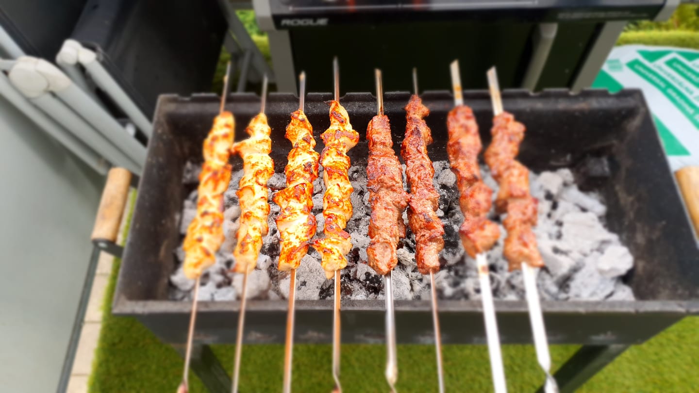Customer photo review of Rinder-Schaschlik BBQ – rauchig-süß mariniert & grillfertig | mySchaschlik