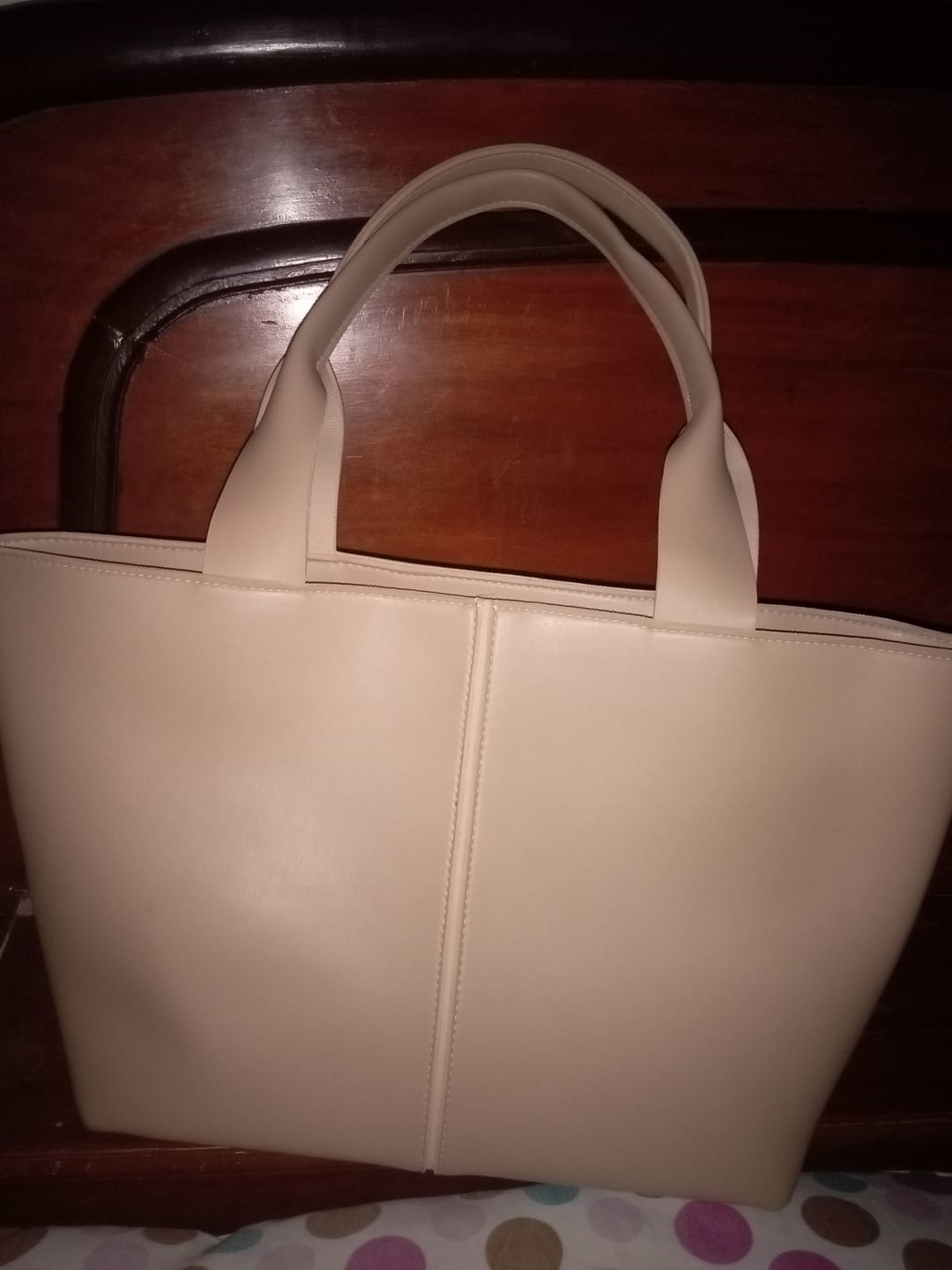 Customer photo review of Portland Tote Latte