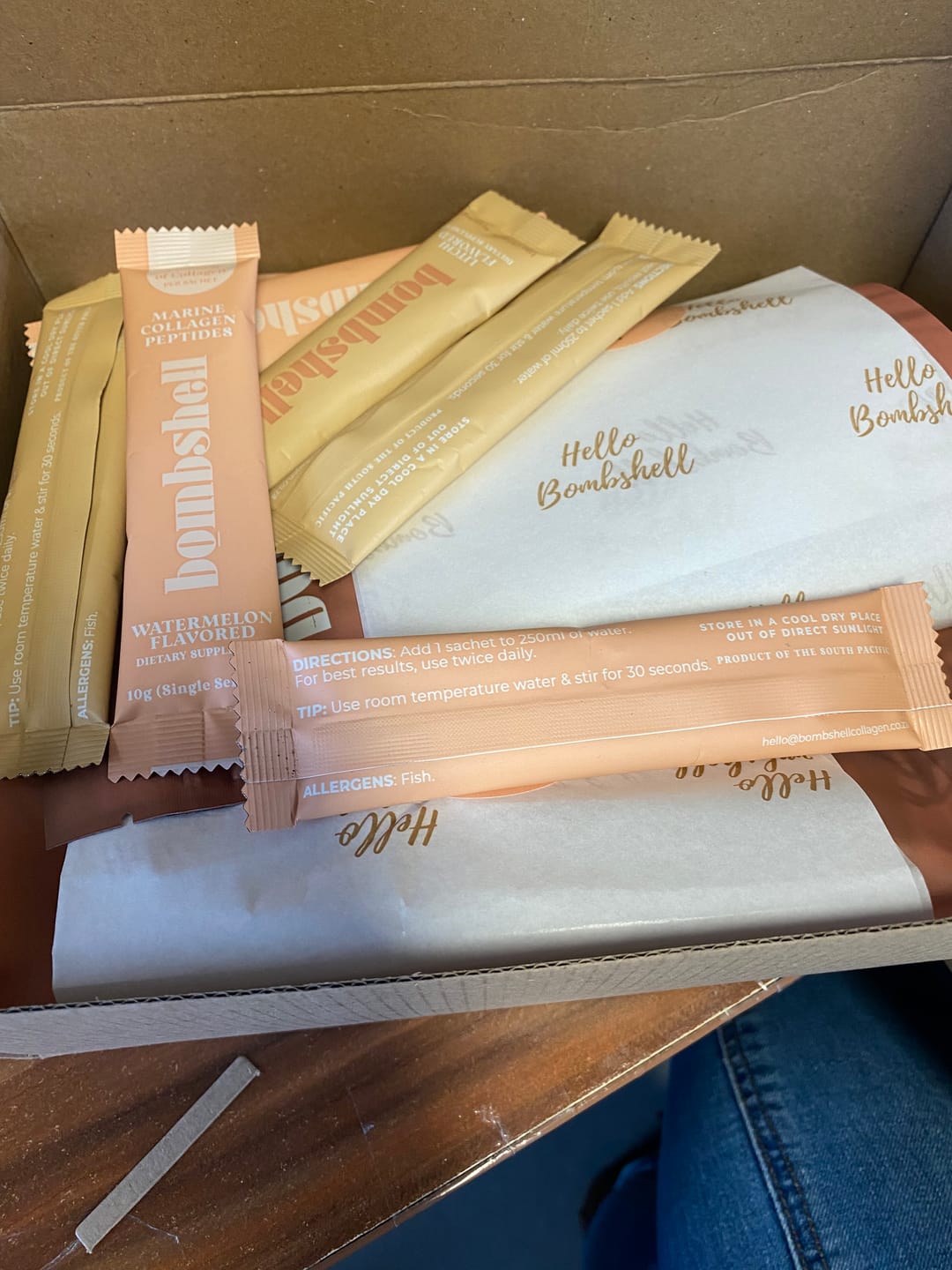 Customer photo review of Bovine Collagen: Unflavoured (250g)