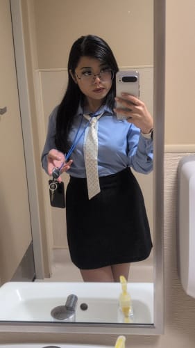 Customer photo review of Melly Eyeglasses