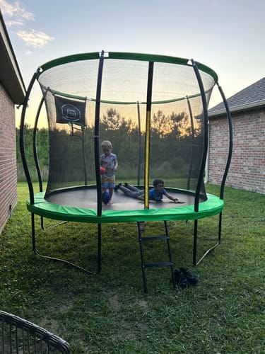 Customer photo review of Kangaroo Hoppers 10FT/12FT Weld-less Trampoline