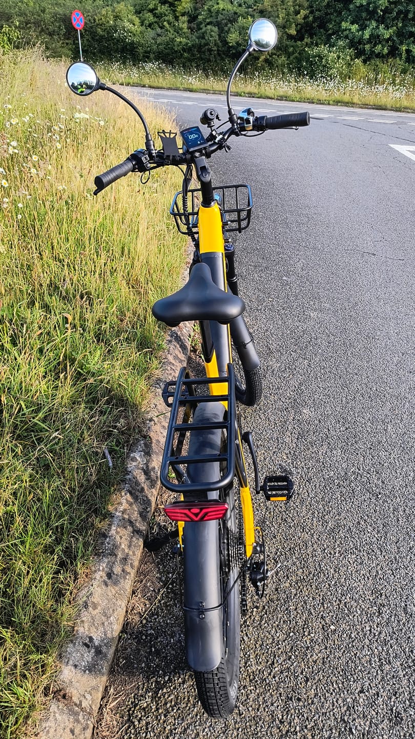 Customer photo review of Vitilan L5 Urban Commuter Electric Bike