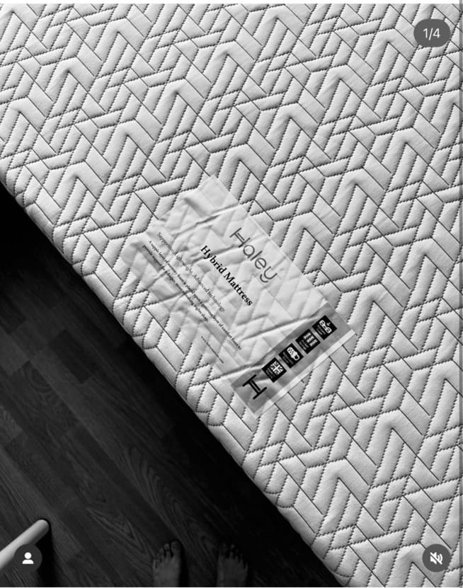 Customer photo review of Haley Hybrid Mattress