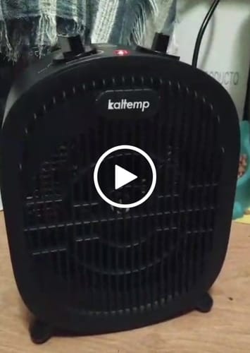 Customer video review of Termo Ventilador Eléctrico Kaltemp BEE 2000W | 20m2