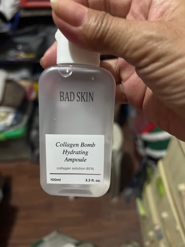 Customer photo review of Bad Skin™ Korean Collagen Bomb Hydrating Ampoule