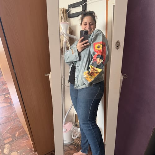 Customer photo review of Van Gogh Denim Jacket