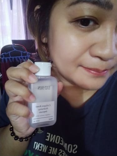 Customer photo review of Bad Skin™ Korean Collagen Bomb Hydrating Ampoule