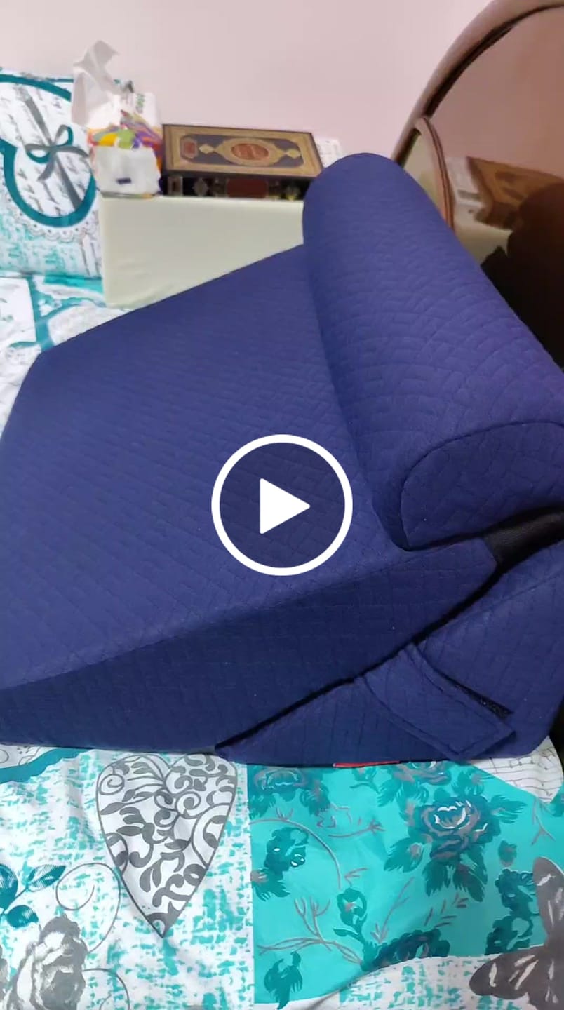 Customer video review of Reed- 3 Pieces Bed Wedge Pillow Set