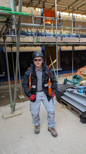 Customer photo review of Apex Unlined Rain Jacket