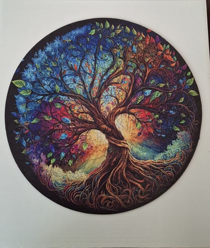 Customer photo review of Hayat Ağacı - Ahşap Puzzle