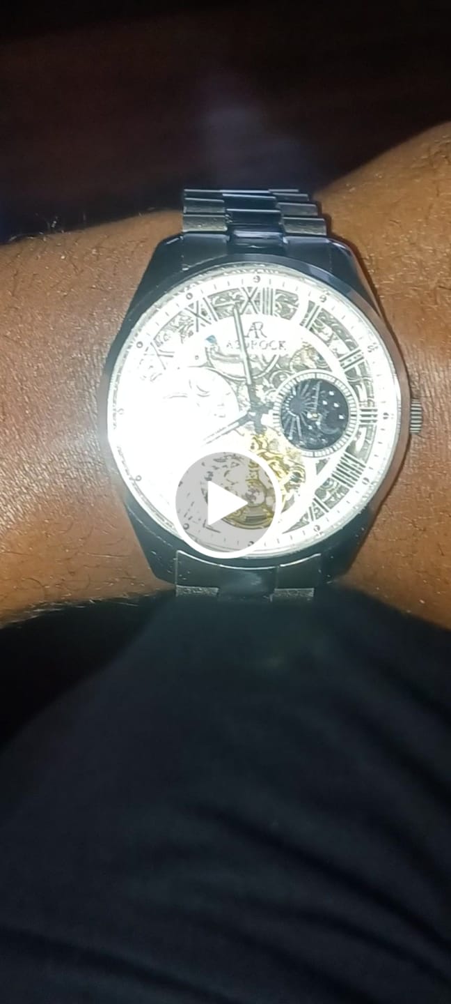 Customer video review of silver/white Villa Automatic Tourbillon
