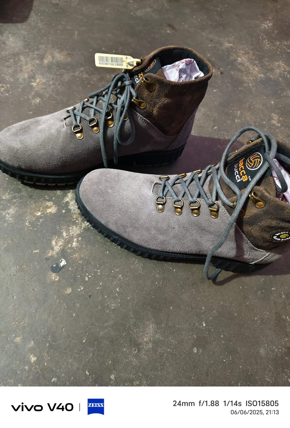 Customer photo review of Bacca Bucci Men's URBAN Suede Leather Boots | Tactical Leather Boots for Motorcycle & Military