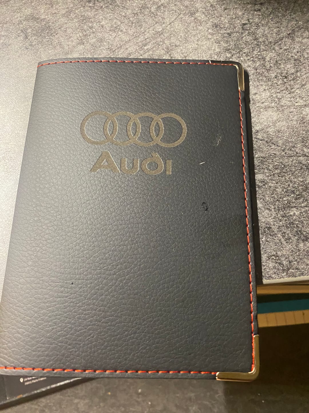 Customer photo review of Porte Carte Grise Audi