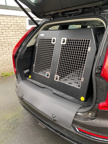 Customer photo review of Dog Travel Crate | The DT 11