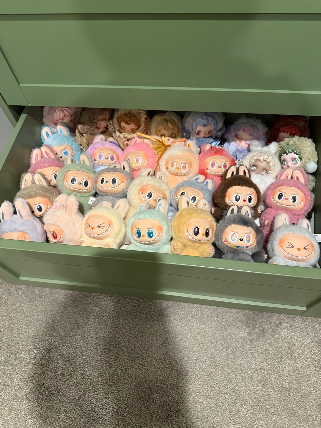 Customer photo review of Pop Mart Labubu The Monsters Have a Seat Vinyl Plush Sealed Case (6 Blind Boxes)