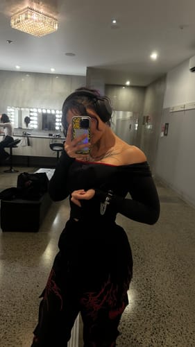 Customer photo review of Women's Duskraven Uncuffed luxury Cargos [NIGHTMARE]