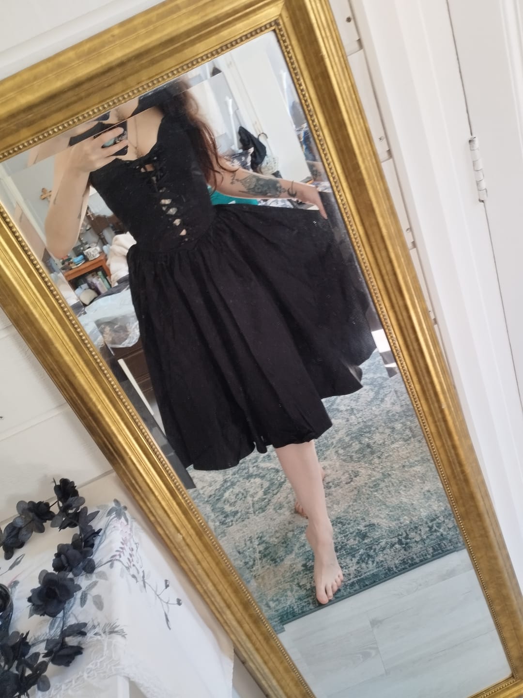 Customer photo review of Ambrosia Dress in Black