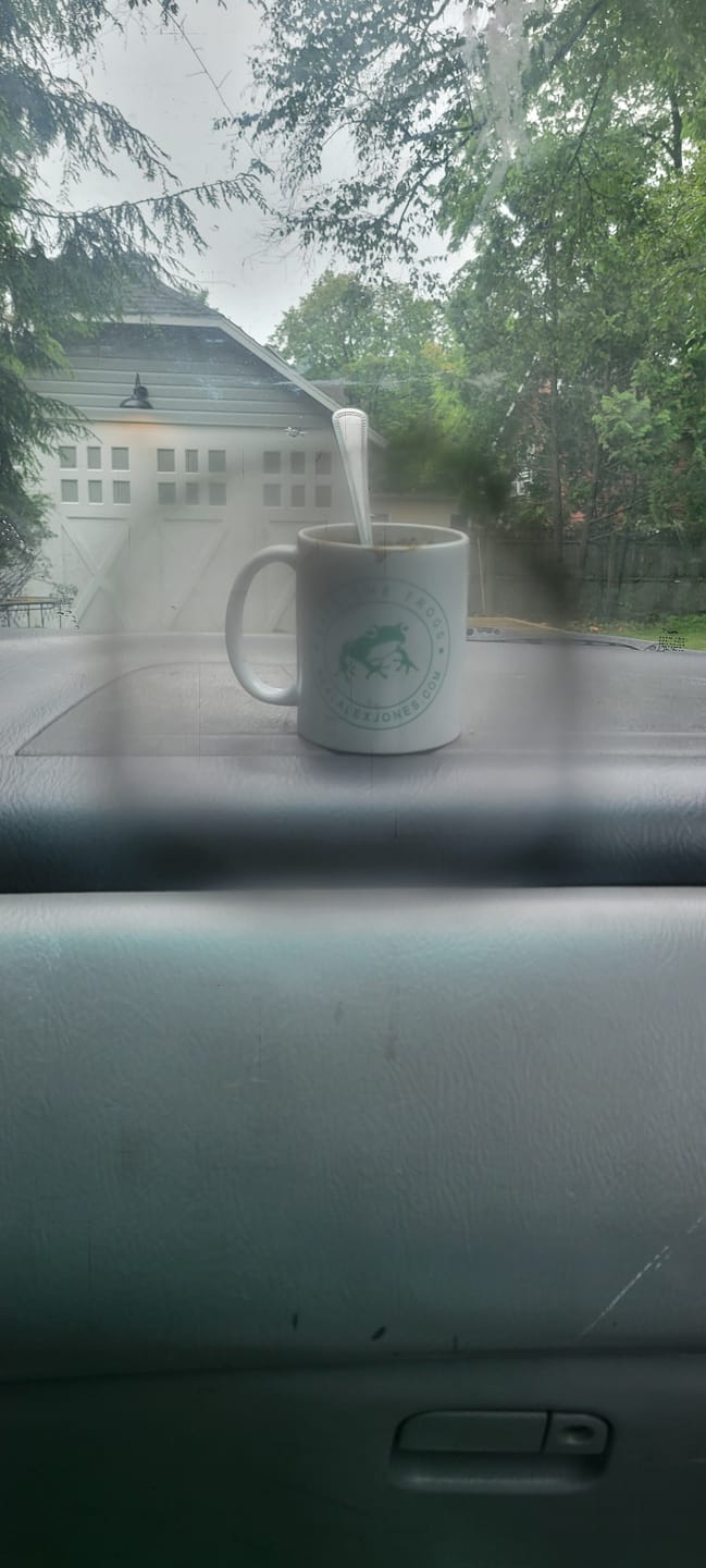 Customer photo review of Save The Frogs Coffee Mug