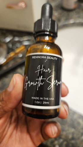 Customer photo review of Rennora Hair Growth Serum