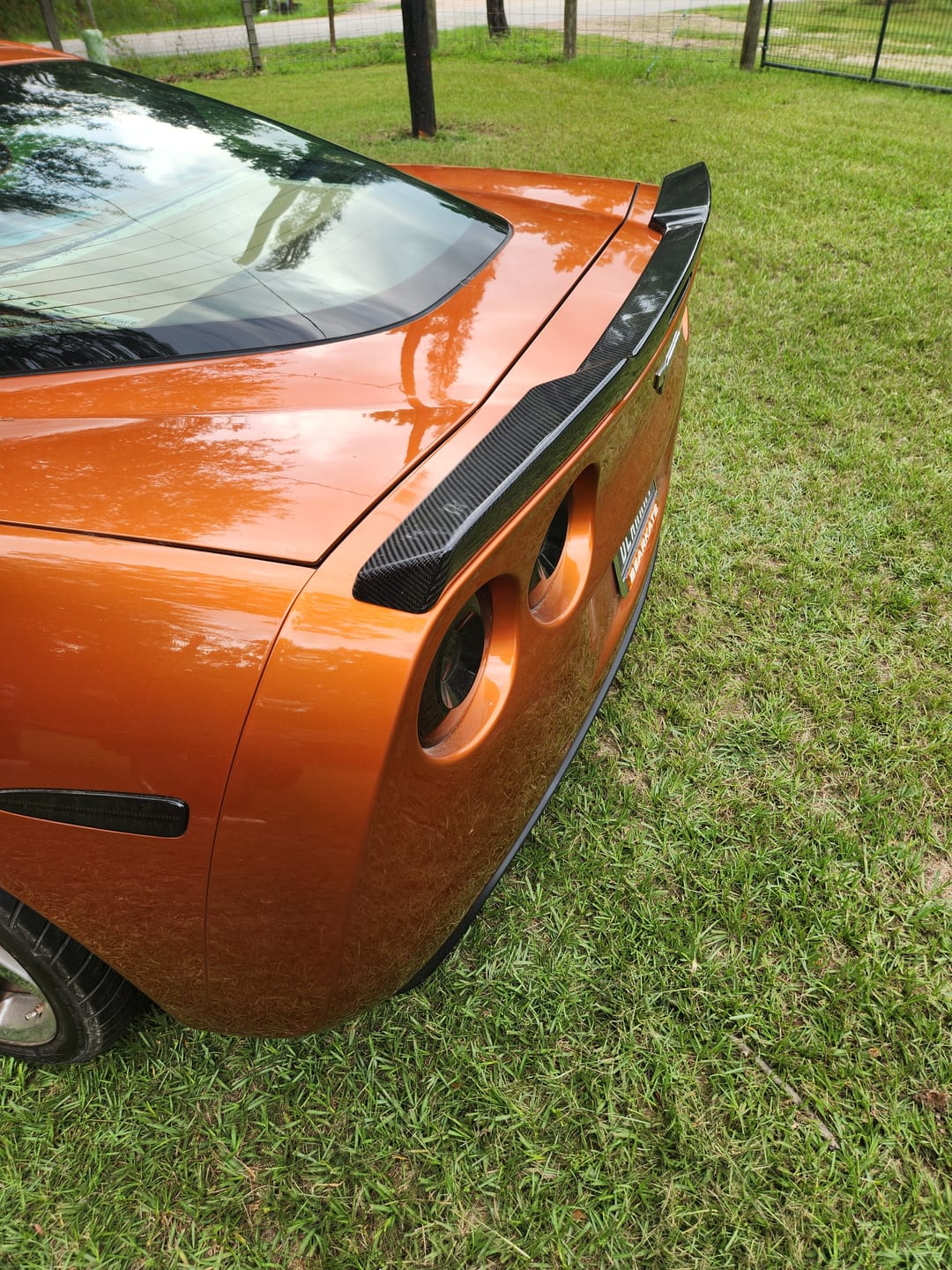 Customer photo review of Corvette C6 ZR1 Conversion Rear Trunk Spoiler