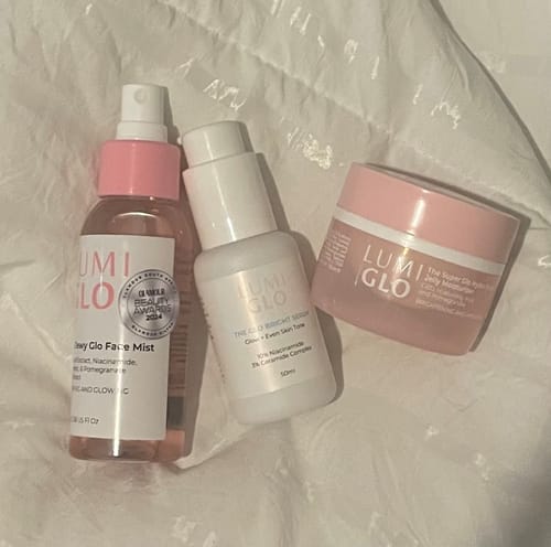 Customer photo review of The Hydration Booster Sheet Mask