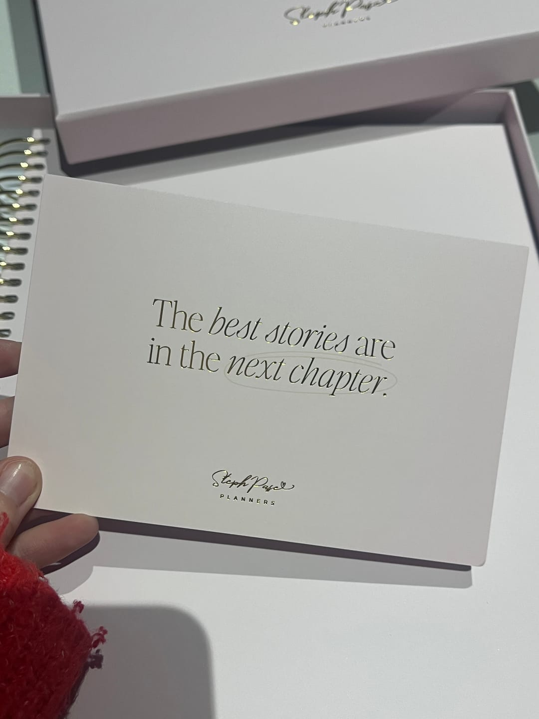 Customer photo review of 2025/26 Financial Year Business Planner - Blush