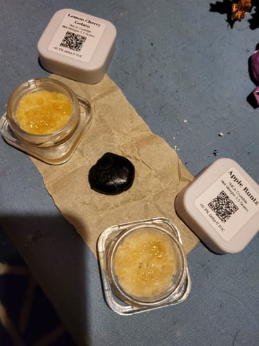 Customer photo review of Banana Kush THCA Moroccan Hash