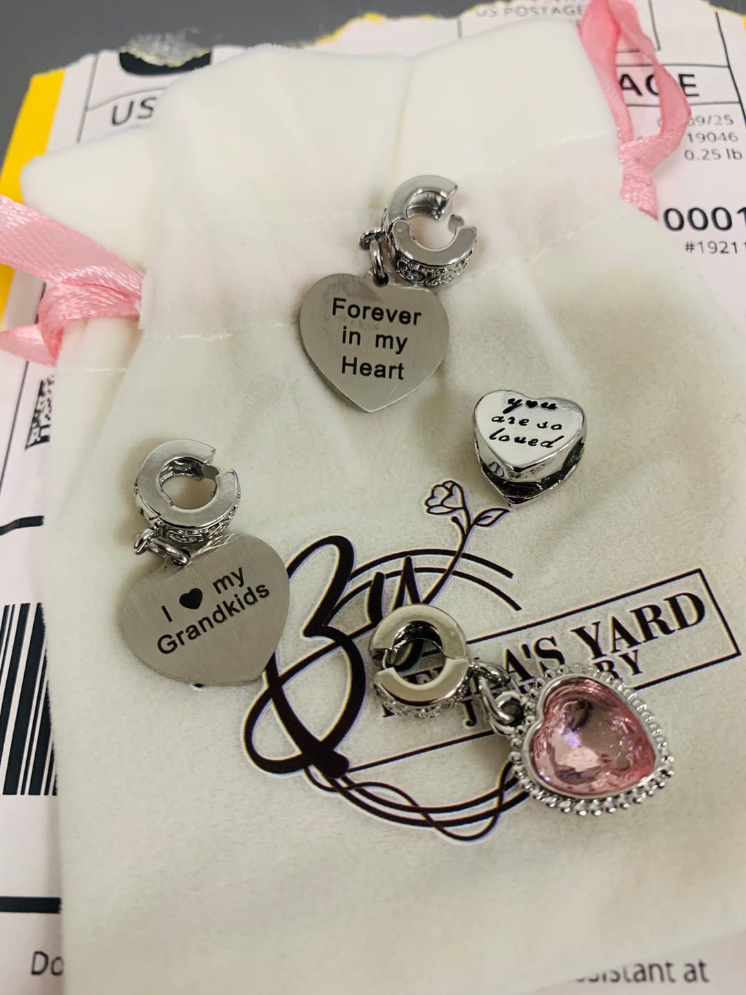 Customer photo review of "Forever in my Heart" Clip-on Charm